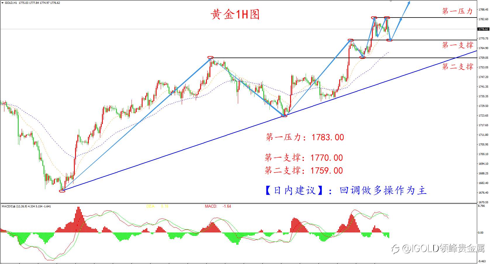【日内策略】通胀预期升温 黄金强势上行
