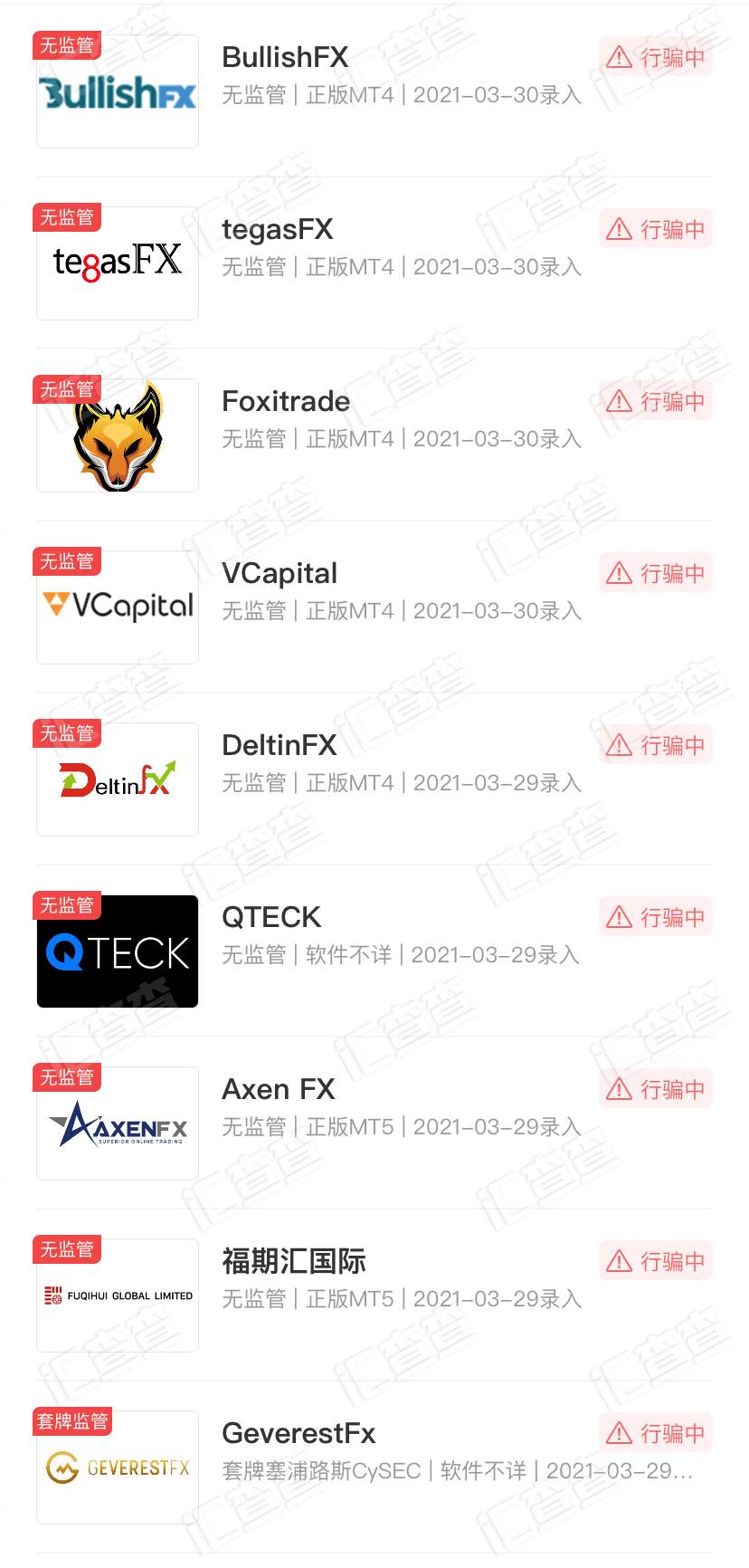 “避坑”！汇查查黑名单再更新，一定要绕过这18家平台