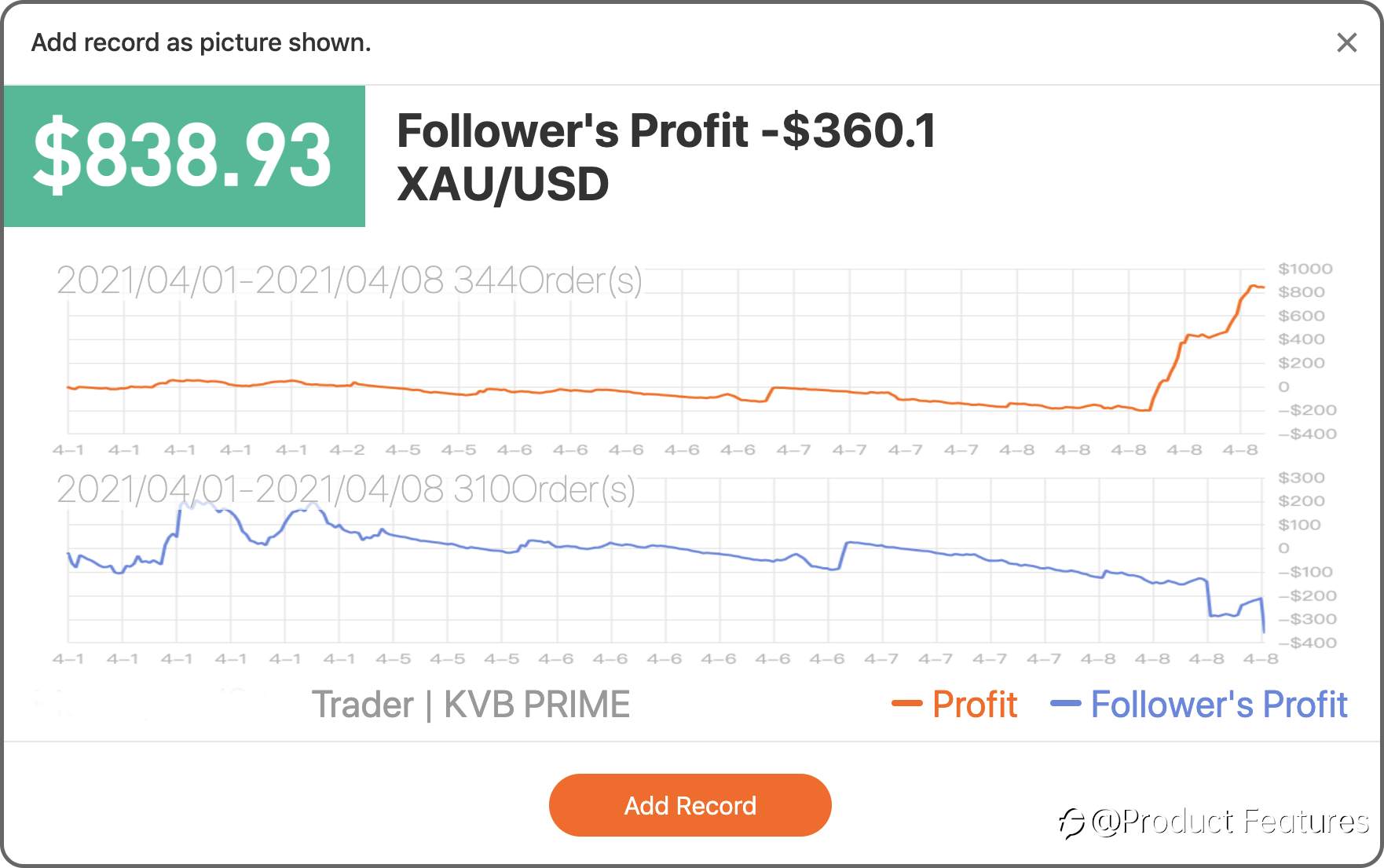 How to Add Trading Order or Trading Record