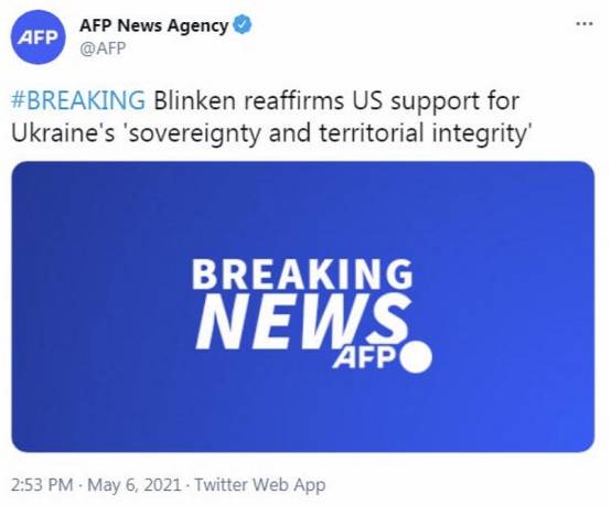 美俄局势最新消息！美国国务卿布林肯访问乌克兰 重申对乌克兰“主权和领土完整与独立”的支持