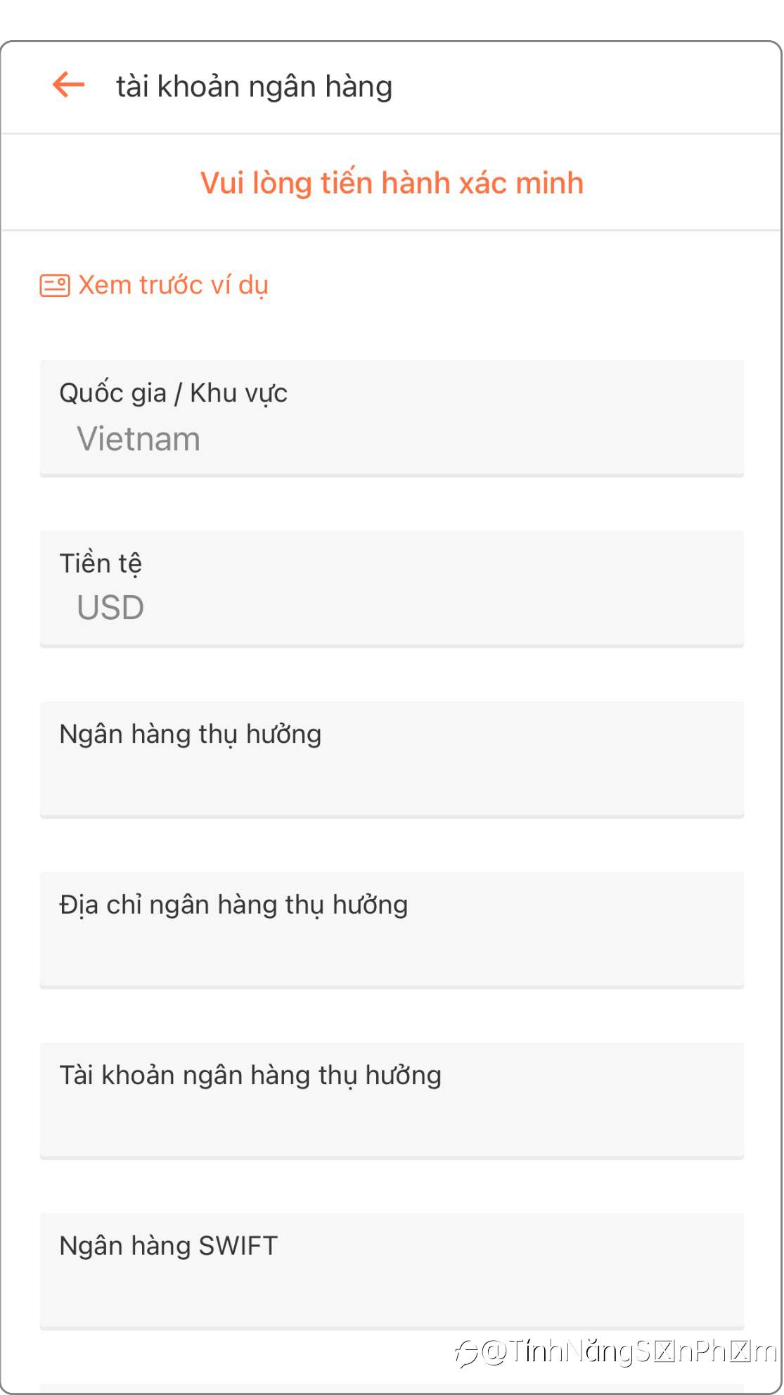 CÁCH SỬ DỤNG TÍNH NĂNG “VÍ”