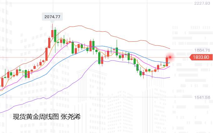 张尧浠：美通胀预期飙升、黄金看涨关注200均线阻力
