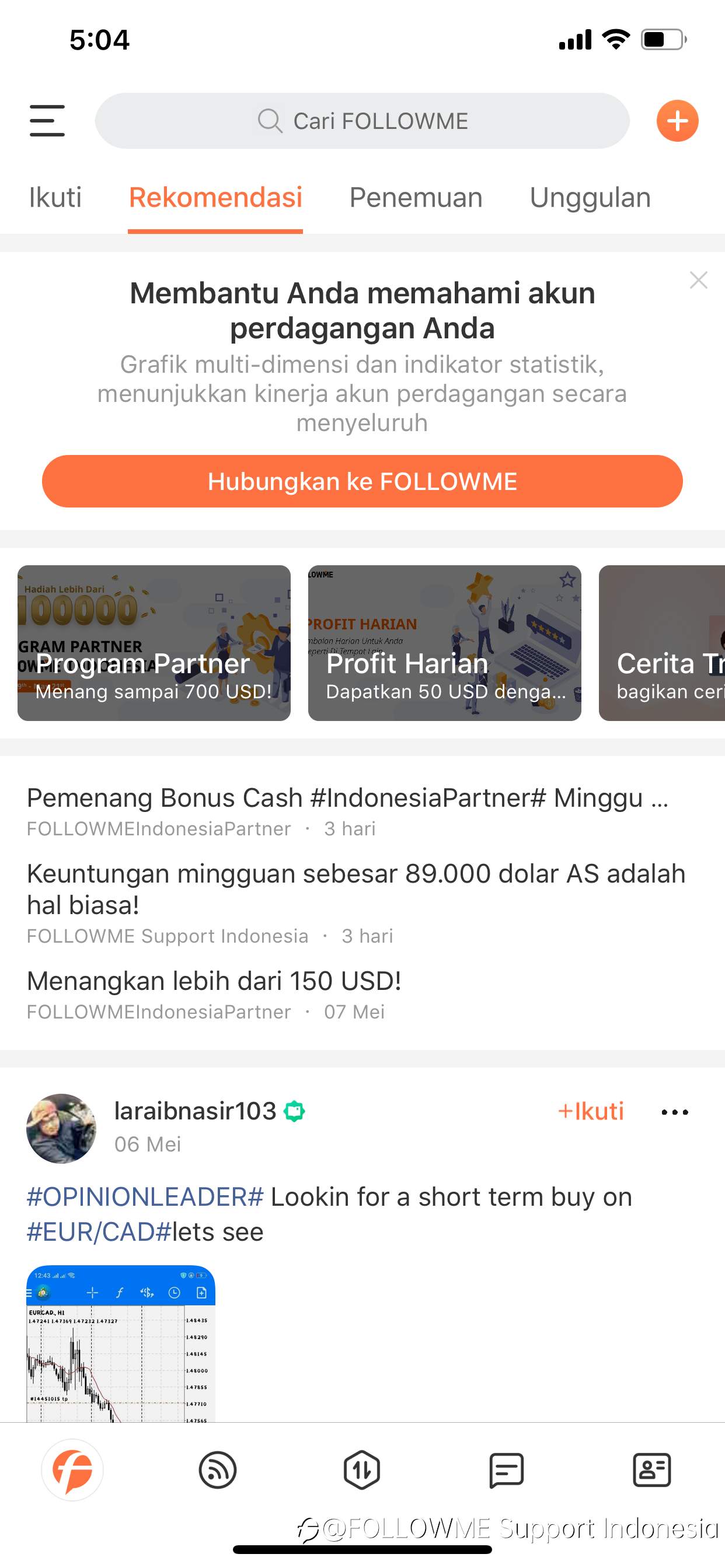 FOLLOWME 6.0 publisikan: profesil, pemfokusan, keasyikan!!