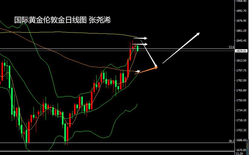 张尧浠：美债反弹美元止跌、黄金关注CPI仍需高空