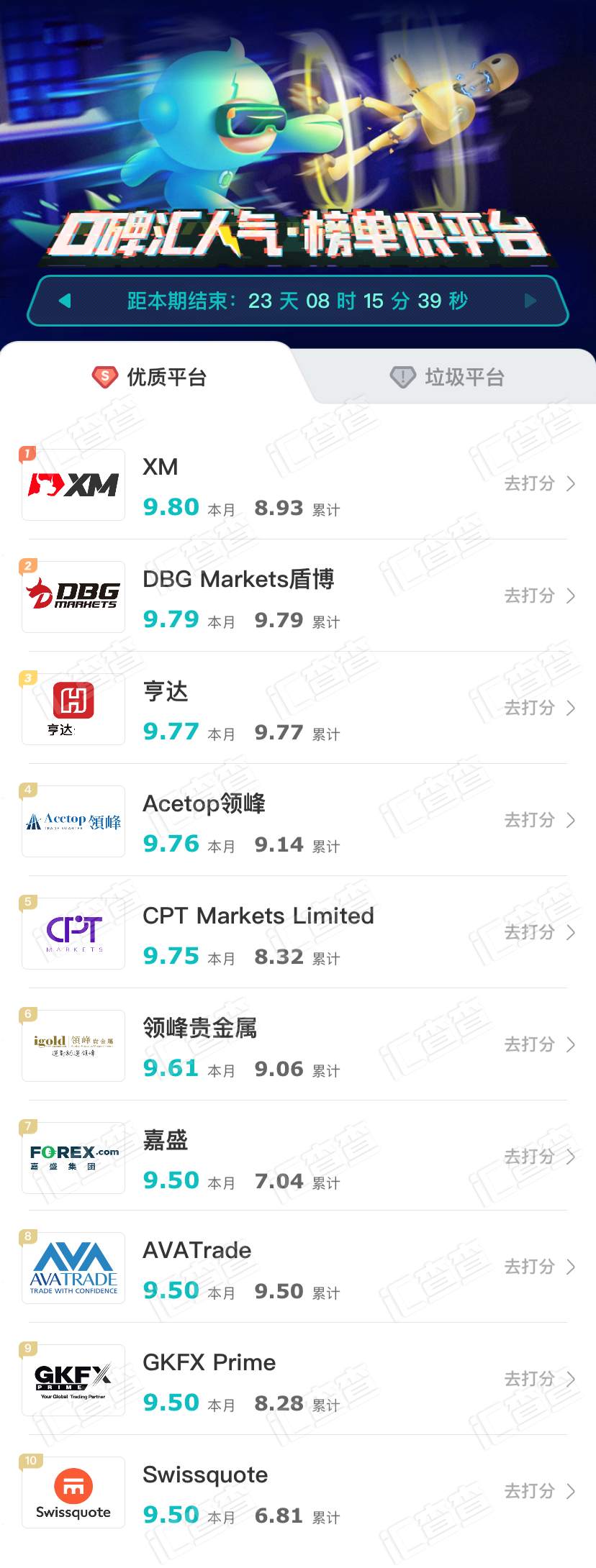 汇查查：吹爆！优质平台疯狂炫技，这些平台都好绝！