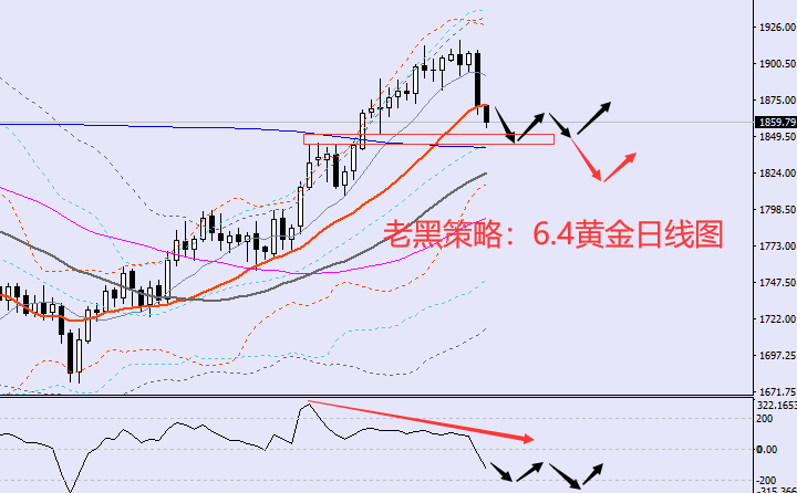 老黑策略:6.4黄金分析策略