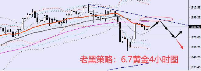 老黑策略：6.7晚盘外汇、黄金、原油分析策略
