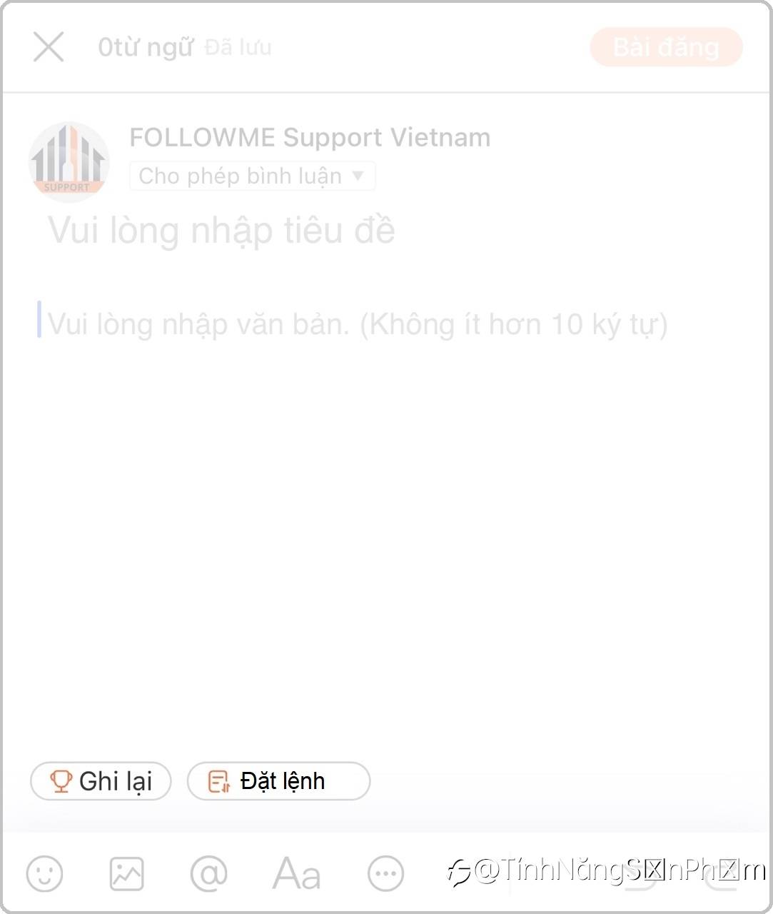 Cách thêm Lệnh giao dịch hoặc Hồ sơ giao dịch