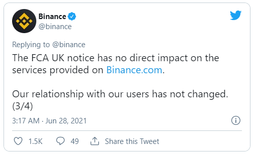 英国出手!封杀数字货币交易所币安