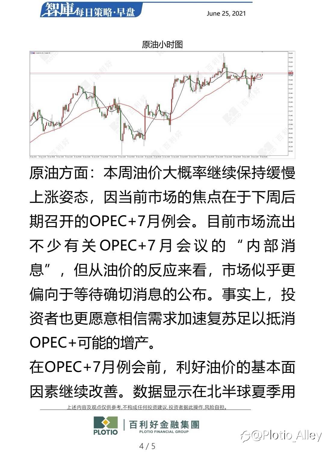 百利好6.25每日早盘