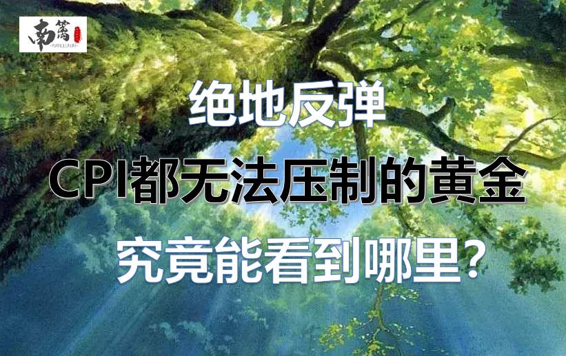 【南篱/黄金】绝地反弹，CPI都无法打压的黄金能看到哪里？