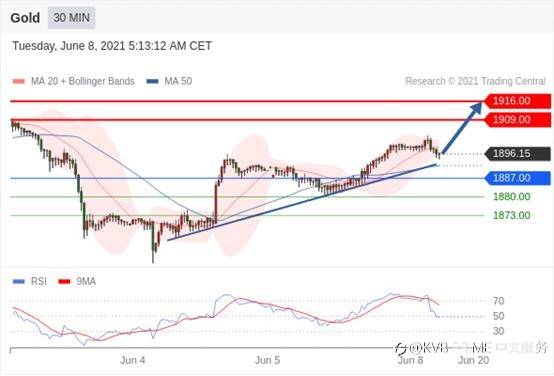 每日分析｜6/8 Trading Central 技术点评