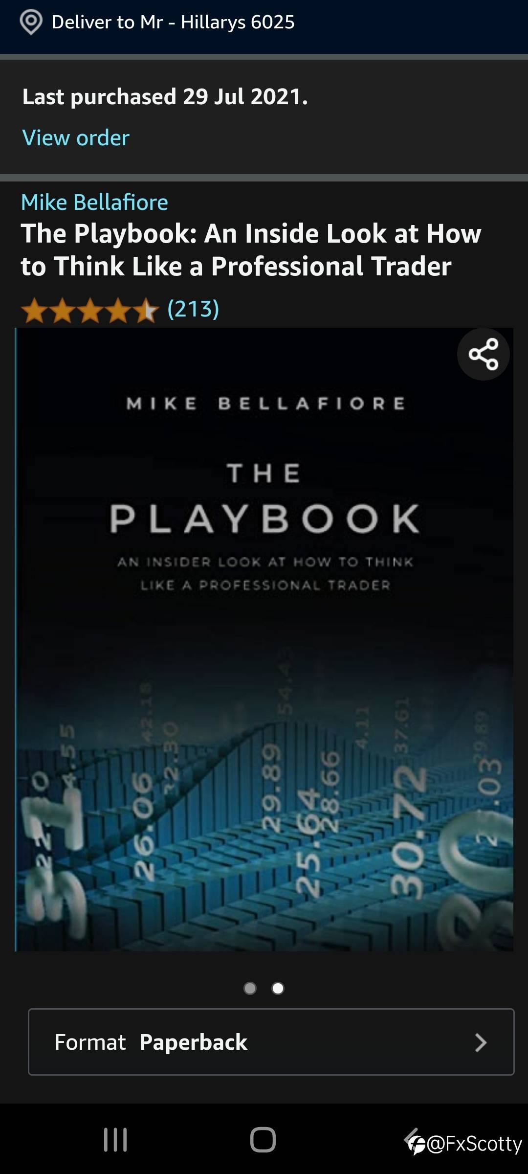 New trading book