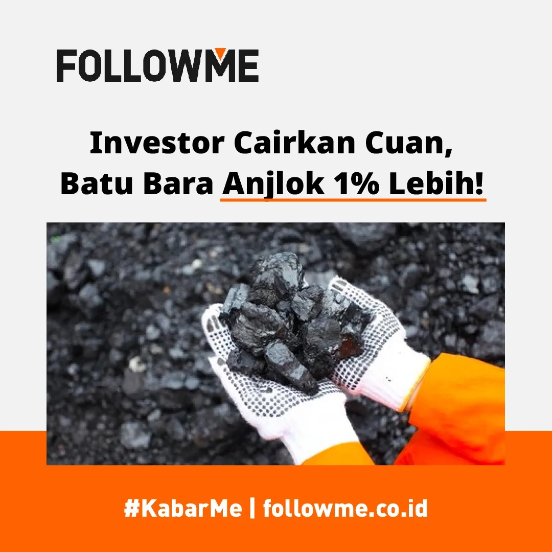 Harga Batu Bara Anjlok Lebih dari 1%!