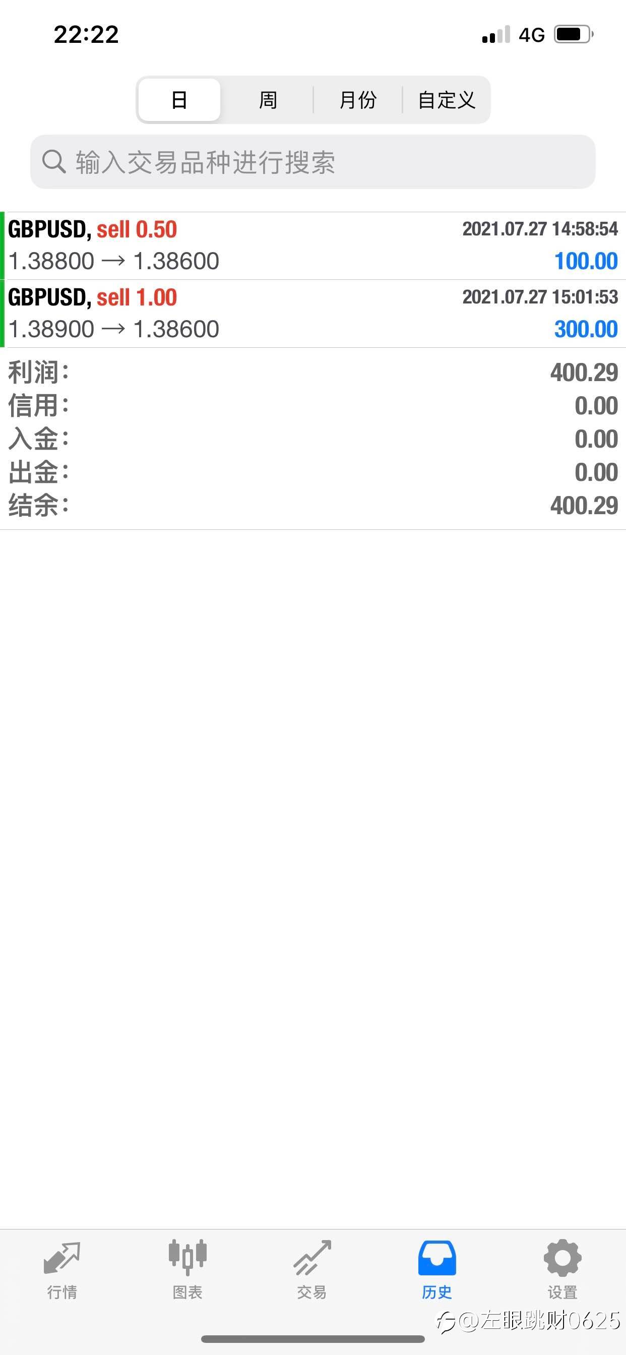 正常开仓