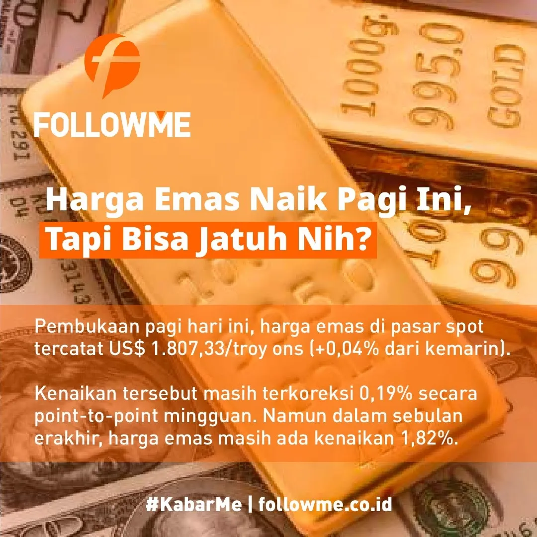 Harga Emas Naik Pagi Ini, Ambil Atau Jangan?