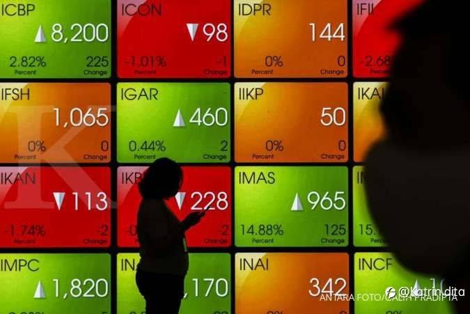 IHSG turun tipis ke 6.105 pada akhir perdagangan sesi I, Selasa (27/7)