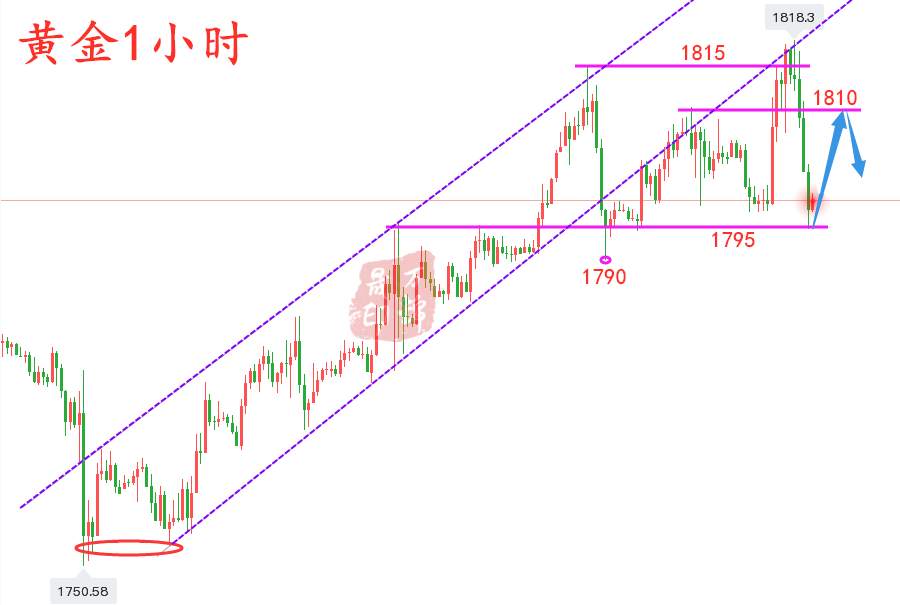 万锦晟7.9黄金操作建议,黄金高空为主勿追多!黄金多单解套!