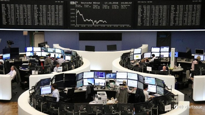 Bursa Eropa Kompak Naik di Pembukaan Trading Penghujung Pekan