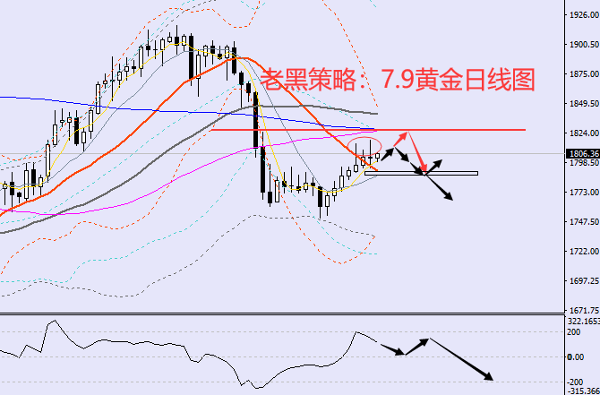 老黑策略:7.9黄金分析策略
