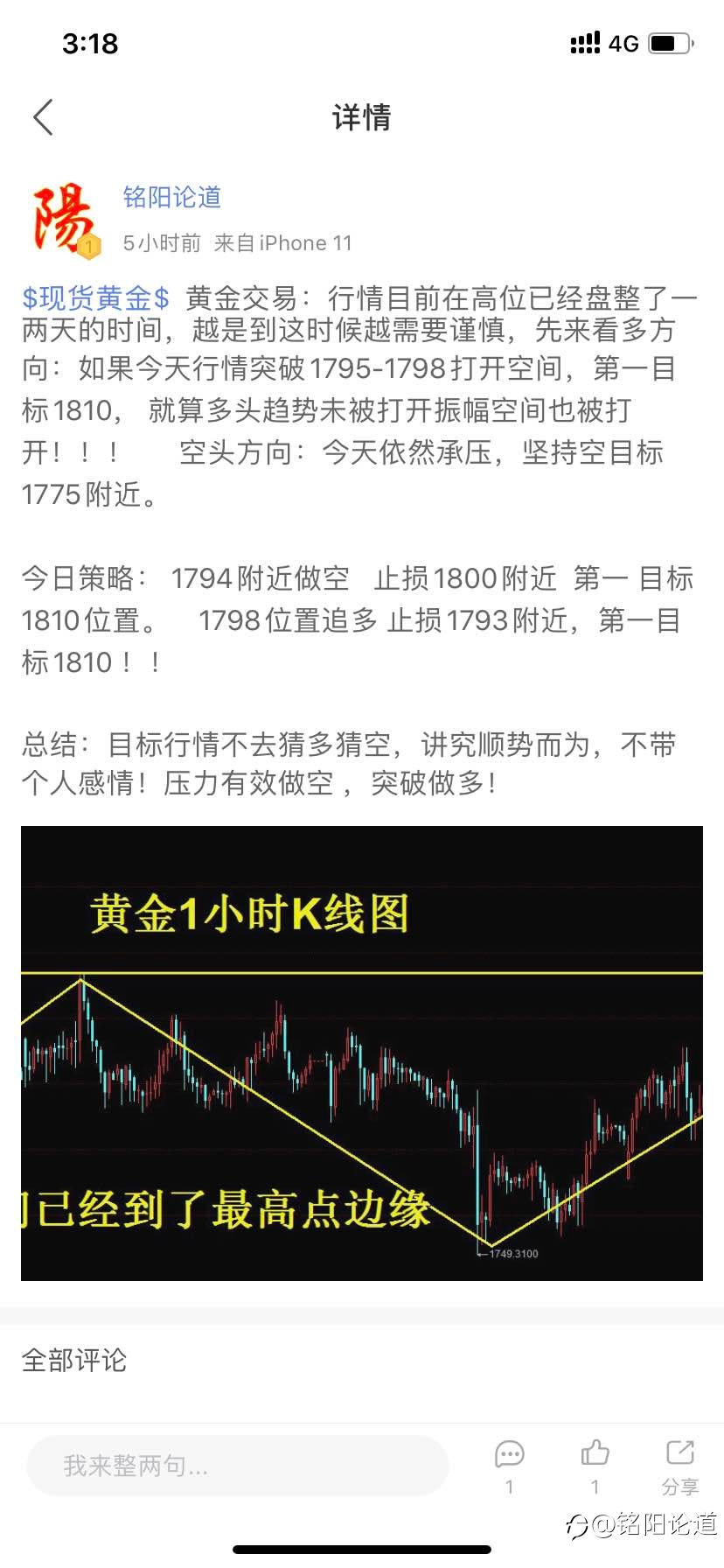 黄金行情分析