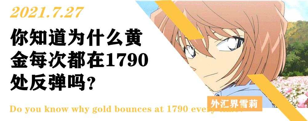 你知道为什么黄金每次都在1790处反弹吗？