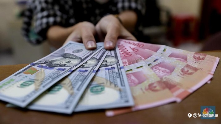 No Happy Weekend, Rupiah Lesu di Spot dan Kurs Tengah BI