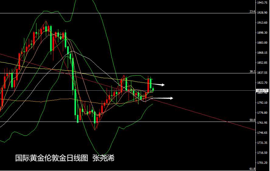 张尧浠:鸽后又鹰急需非农定性、黄金震荡维持仍趋偏涨