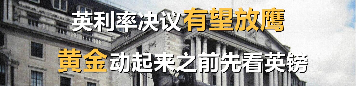 英利率决议有望放鹰,黄金动起来之前先看英镑