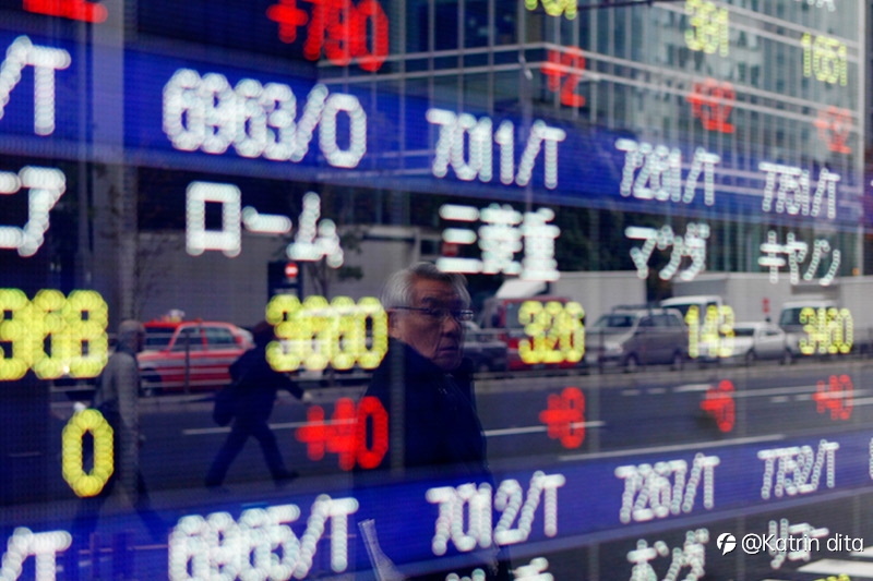 Saham Asia Melemah Bursa China Naik Usai Indeks Wall Street Cetak Rekor