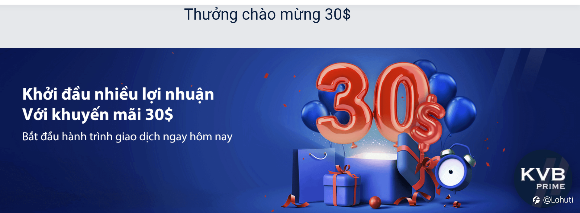 KVB BONUS 30$