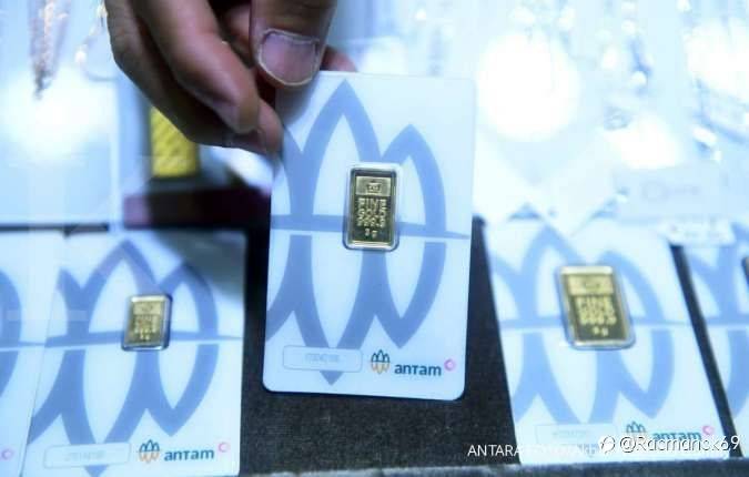 Harga emas Antam kembali stagnan di level Rp 948.000 per gram pada hari ini (3/8)