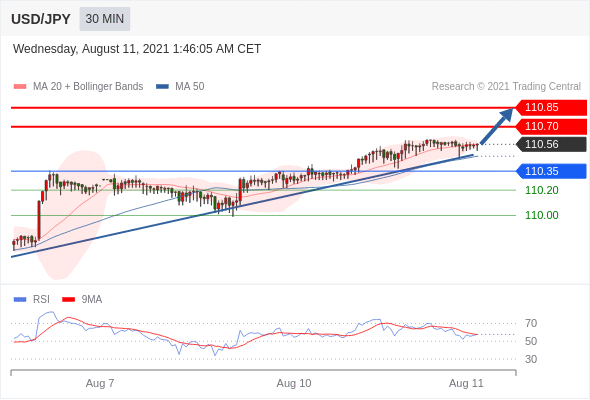 每日分析|8/11 Trading Central 技术点评
