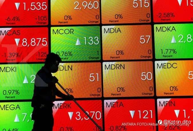 IHSG menguat tipis ke 6.079 pada sesi pertama hari ini, asing lepas BBCA, MIKA, PEGE
