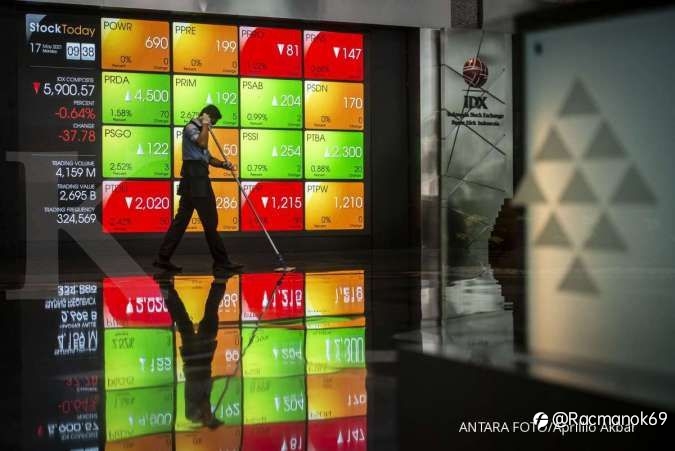 IHSG melesat 1,1% ke 6.112 pada sesi pertama hari ini, asing koleksi INKP, TLKM, BBCA