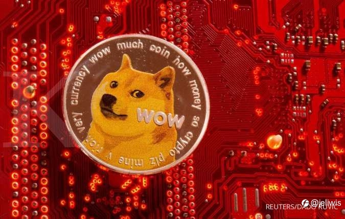 Meski harga melonjak 30%, perdagangan Dogecoin selama Agustus lesu