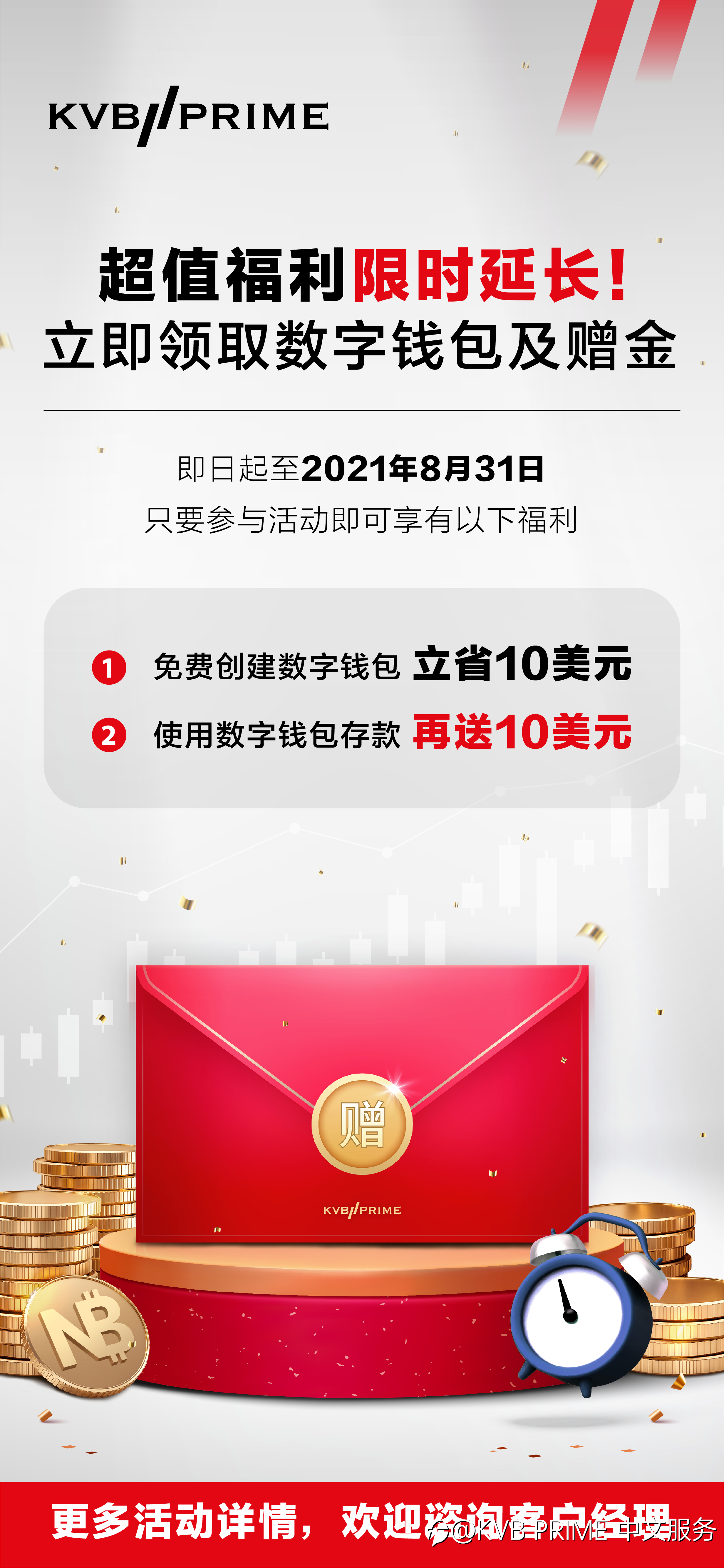 超值福利限时延长!把握机会领取数字钱包及赠金