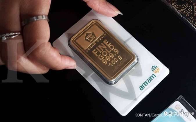 Harga emas Antam hari ini naik Rp 7.000 ke Rp 953.000 per gram pada Selasa (24/8)