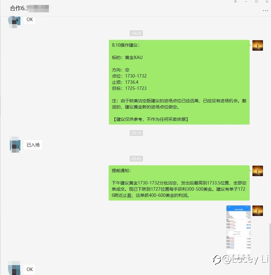 止盈通知：
