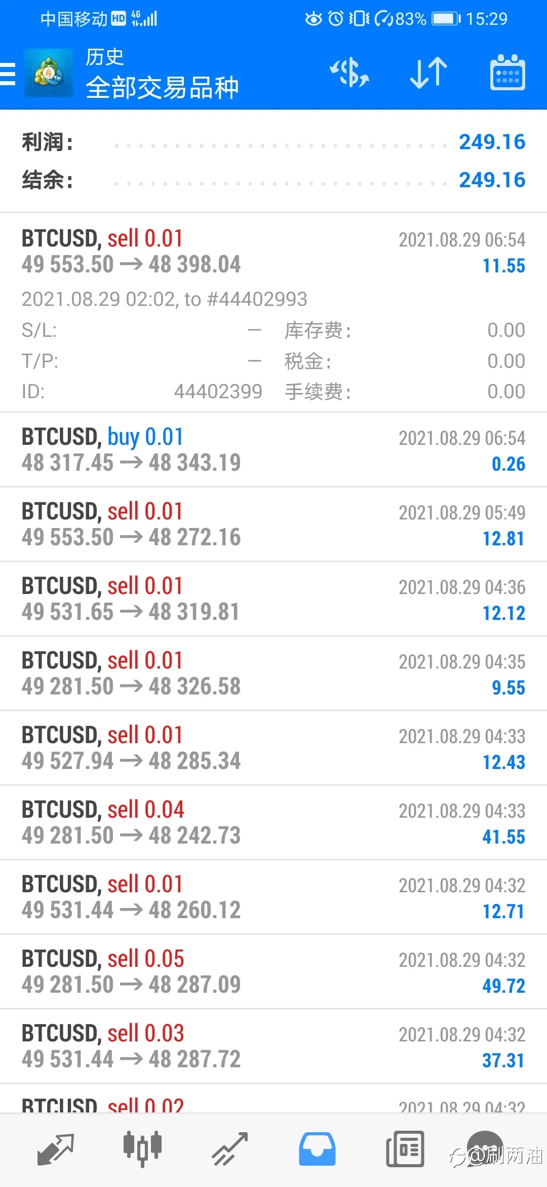 已收小米米，今天不错