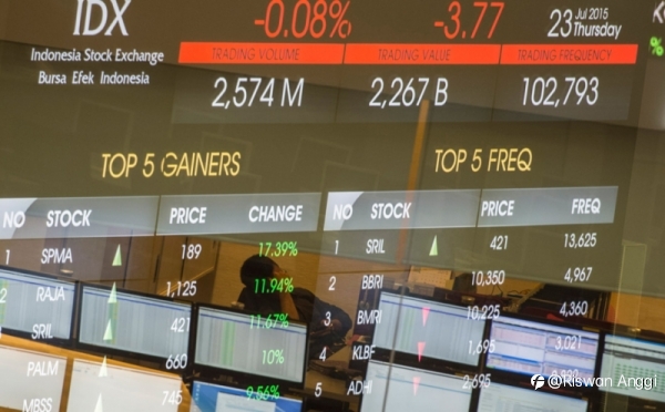 IHSG Sesi I Melemah Tipis pada Level 6.133