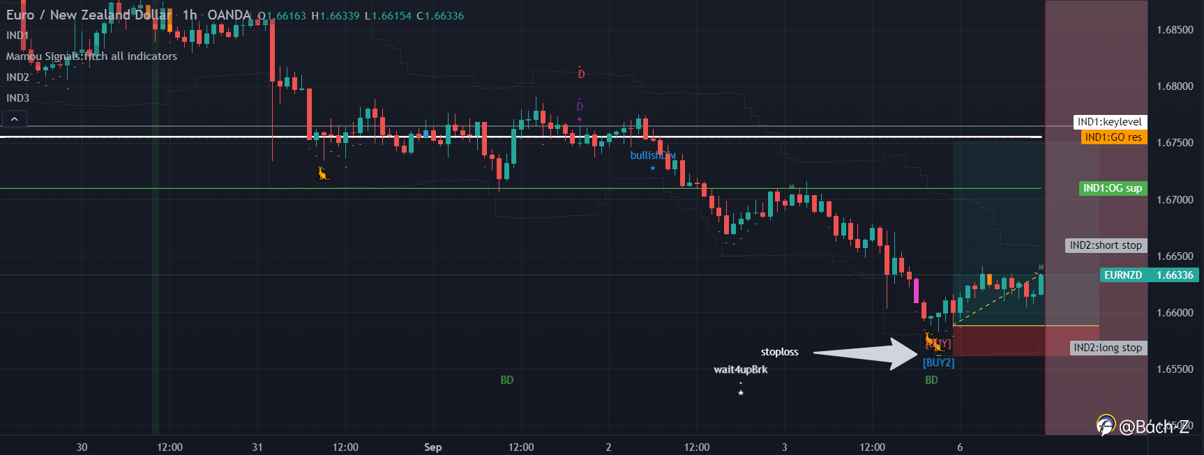 EURNZD: Cơ hội mua tiềm năng (dài hạn)