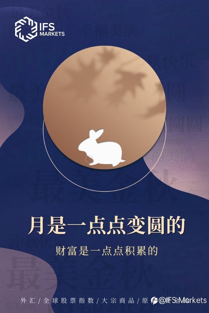 请查收IFS Markets 中秋祝福,领取5000美元交易返现大礼!