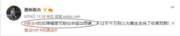 我又来画饼了,黄金的反弹还能维持多久