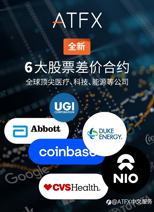 ATFX产品线再添“新成员”，美国雅培、杜克能源、蔚来汽车现已上线