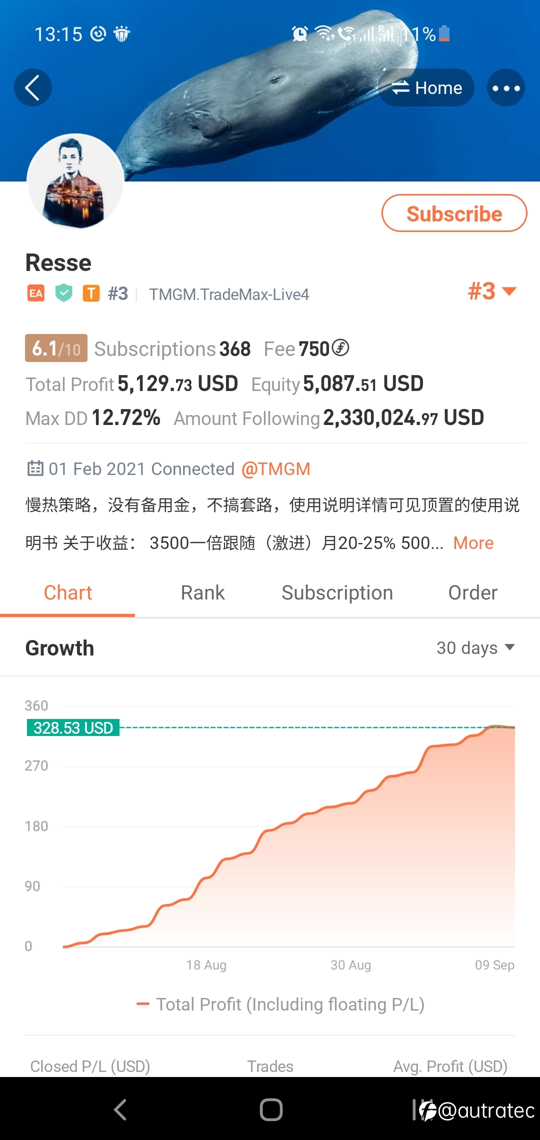 马丁系统 30 天量化比较