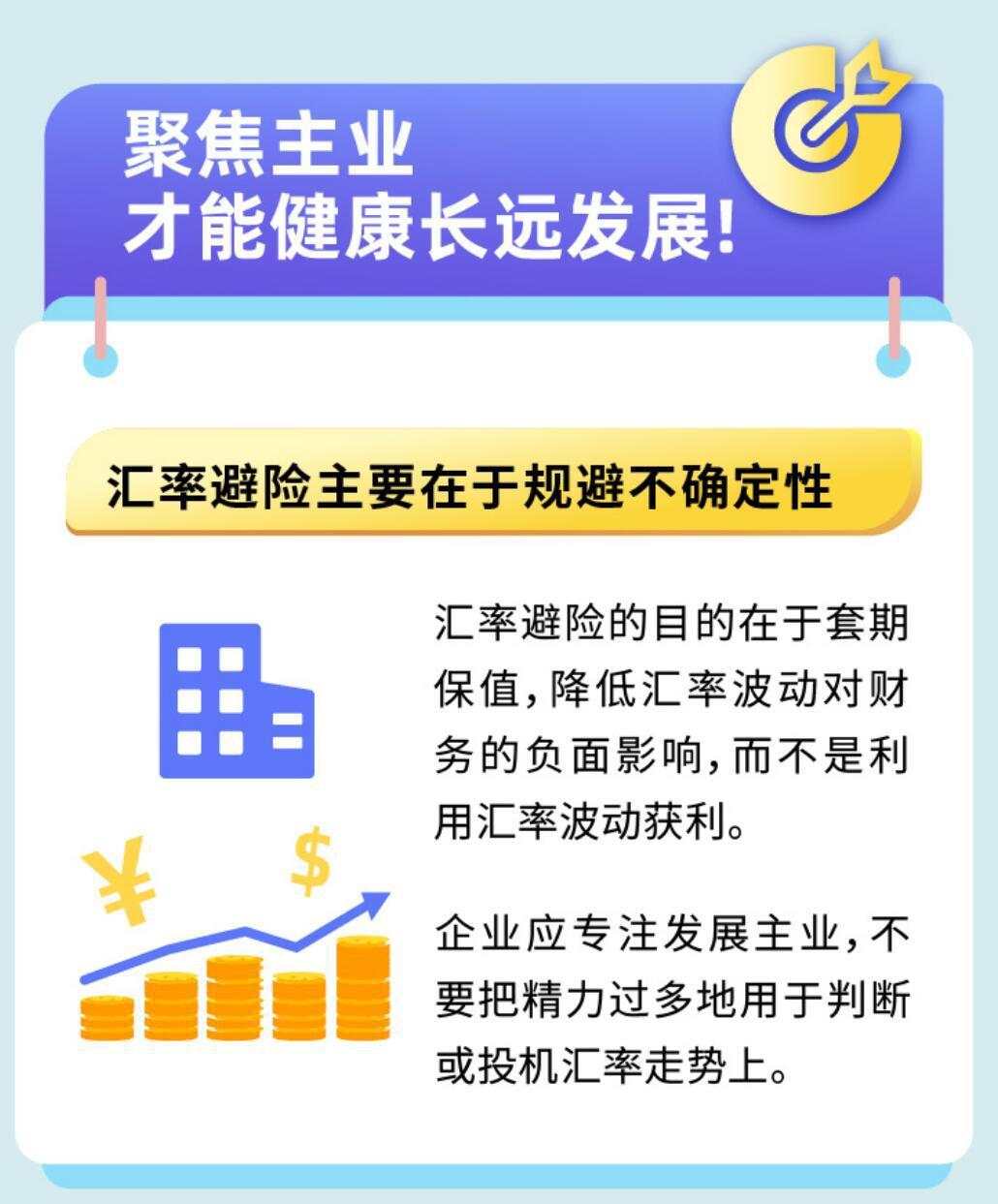 一张图：给企业的汇率避险温馨提示