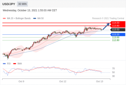每日分析｜10/13 Trading Central 技术点评