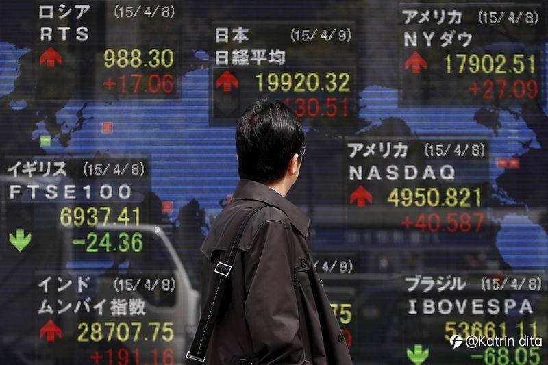 PDB China Tumbuh Lebih Rendah dari Ekspektasi, Saham Asia Pasifik Melemah