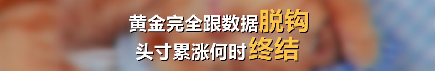 黄金完全跟数据脱钩,头寸累涨何时终结